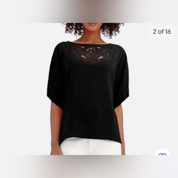 -RACHEL Rachel Roy Blouse - Black (size s) - Picture 5 of 10